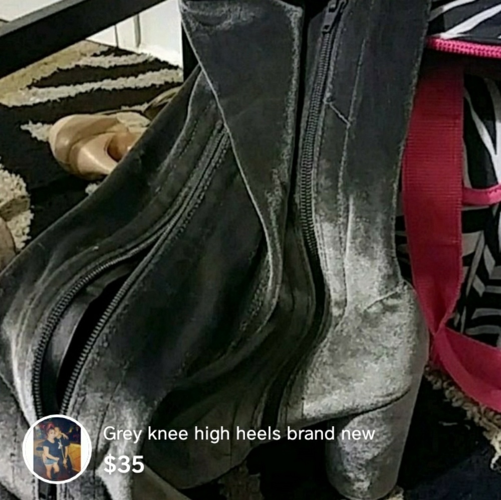 Grey heels